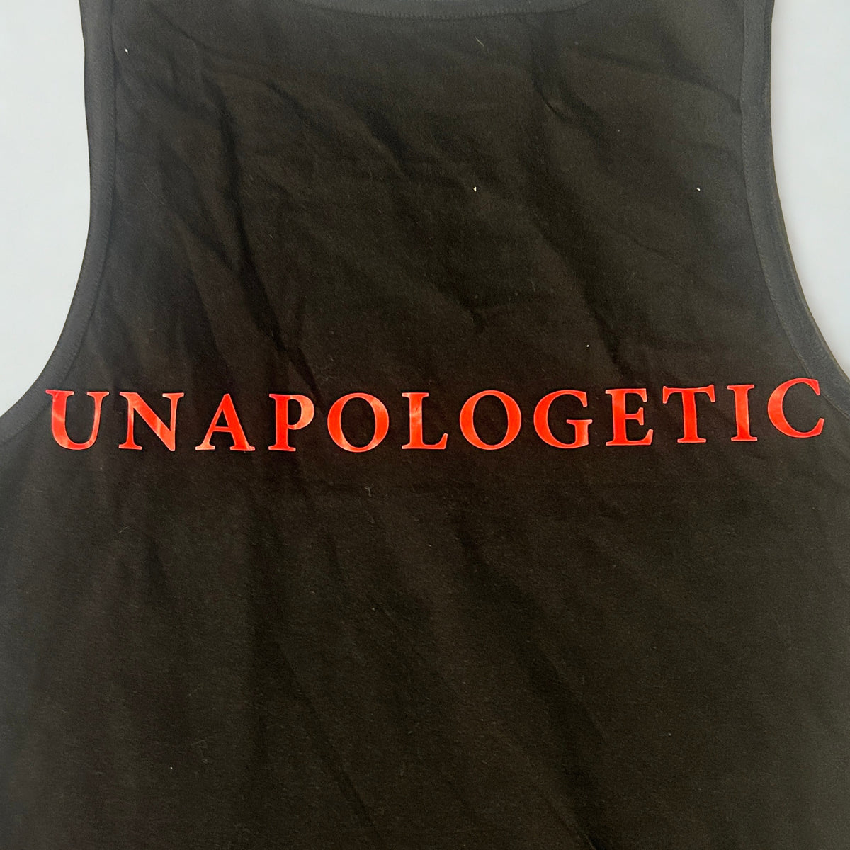 THRU Infinity Unapologetic BLACK Tank Top